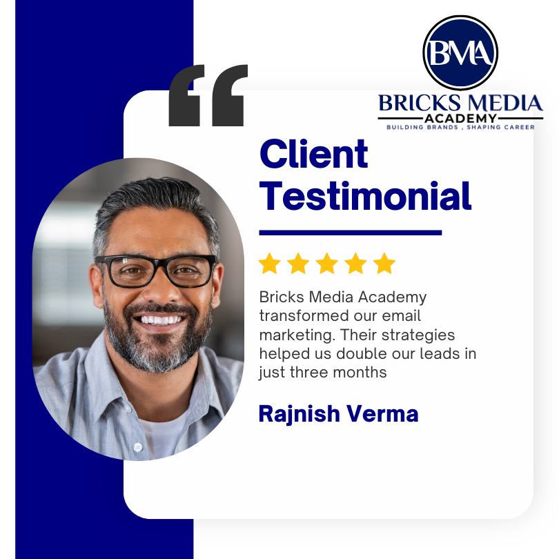 Testimonials | Email marketing services in chandigarh | Bricks Media Academy