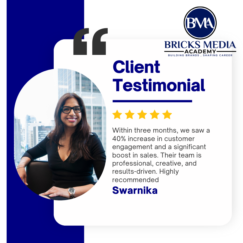 Testimonials | Email marketing services in chandigarh | Bricks Media Academy